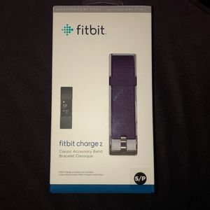 Fitbit charge 2 small plum band